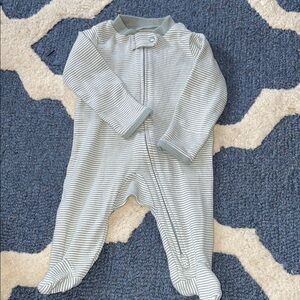 Striped 3 month baby pajamas